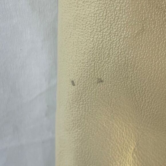 Sergio‎ Vadducci Vintage Cream Leather Jacket Sz XL - Picture 8 of 8